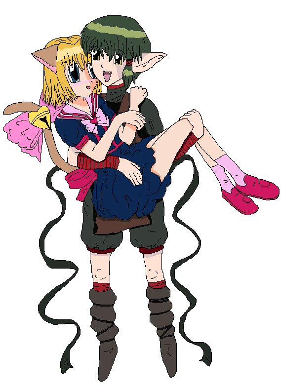 Nina and Kisshu 